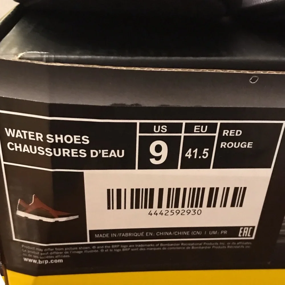 Sea-Doo Men's Red and Black Athletic Shoes - Picture 5 of 6